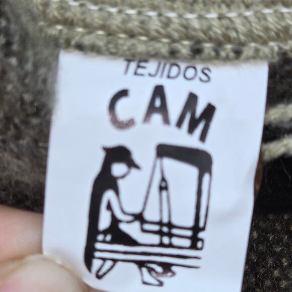 Tejidos Cam Alpaca Wool Poncho Sweater Hooded Bohemian  Boho Western Equestrian - Picture 4 of 8